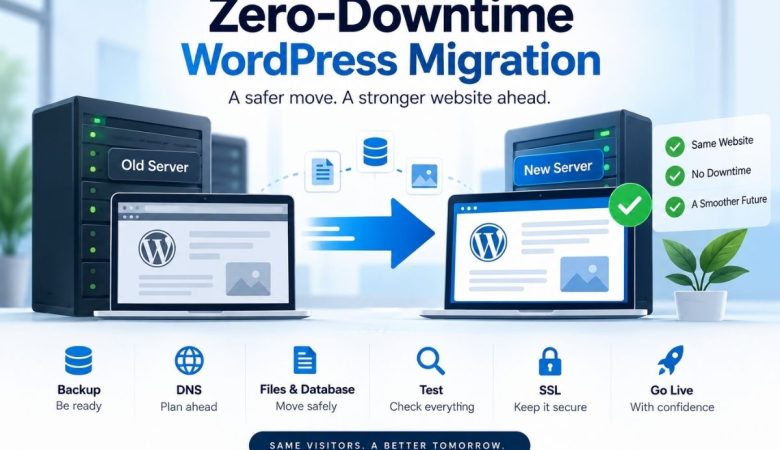 Zero-Downtime WordPress Migration: DNS, TTL, Database Sync and SSL Explained