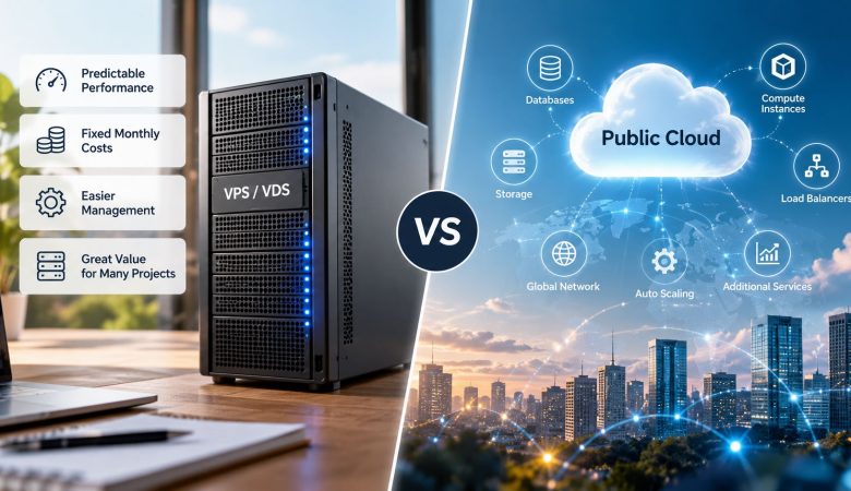 Traditional VPS/VDS vs. Public Cloud: When Simpler Hosting Makes More Sense